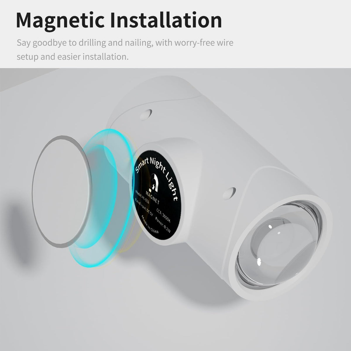 Uvrelle GlowSense — Rechargeable Motion Sensor Wall Light