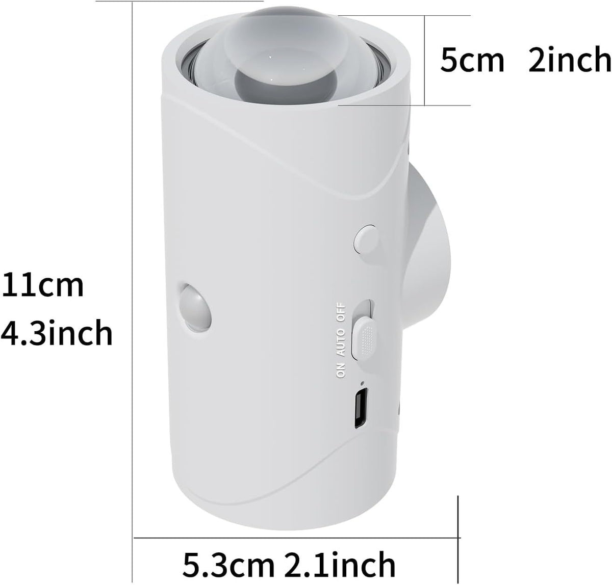 Uvrelle GlowSense — Rechargeable Motion Sensor Wall Light